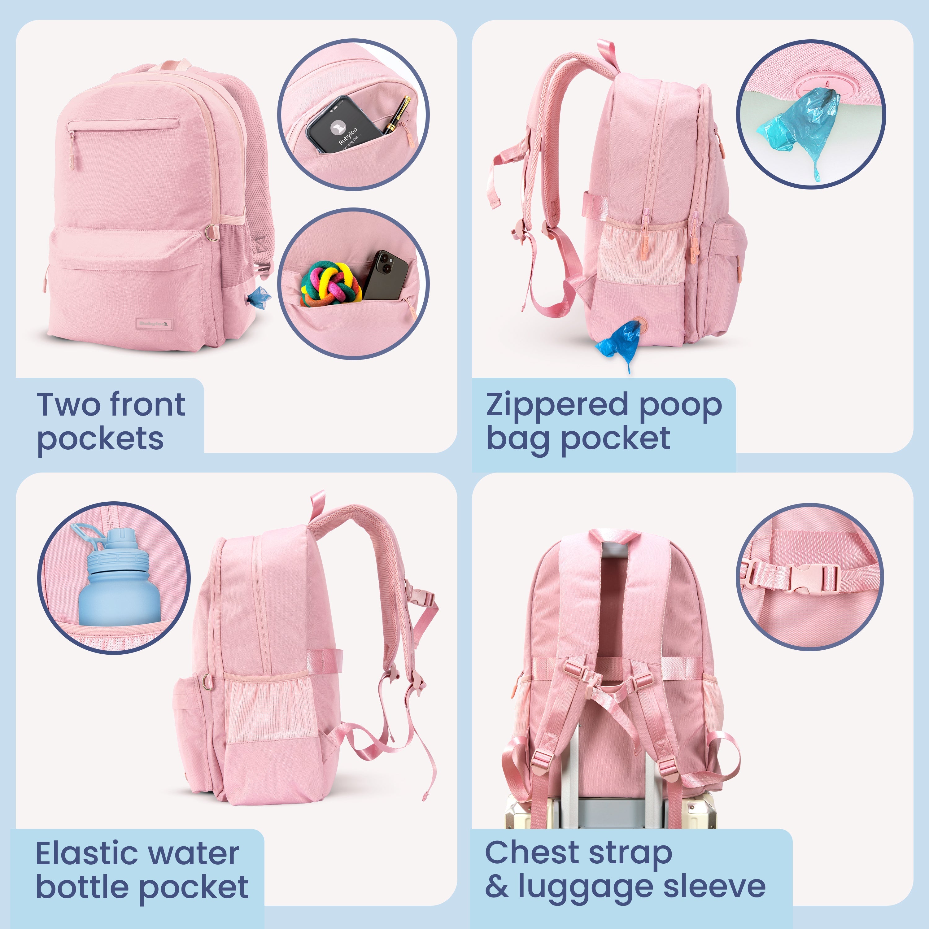 The Original Doggy Bag™ Backpack for Dog Supplies