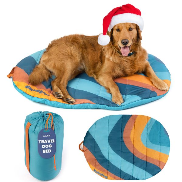 Travel Dog Bed - Foldable & Packable for Travel, Road Trip, Camping