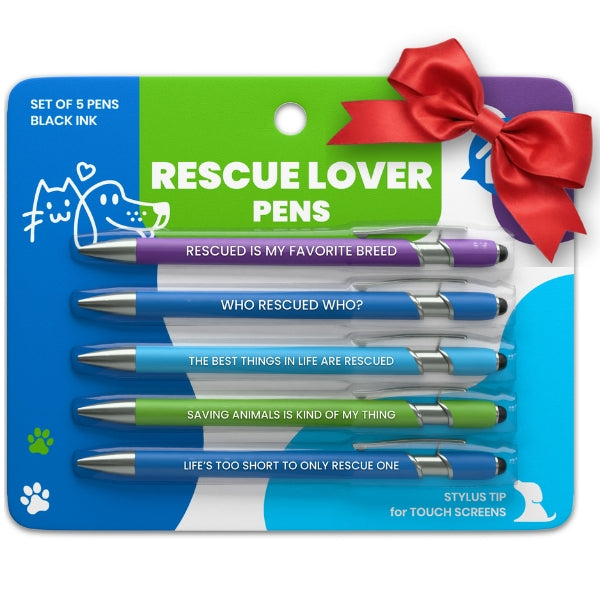 Dog-Themed Stylus Pen Sets & Refills