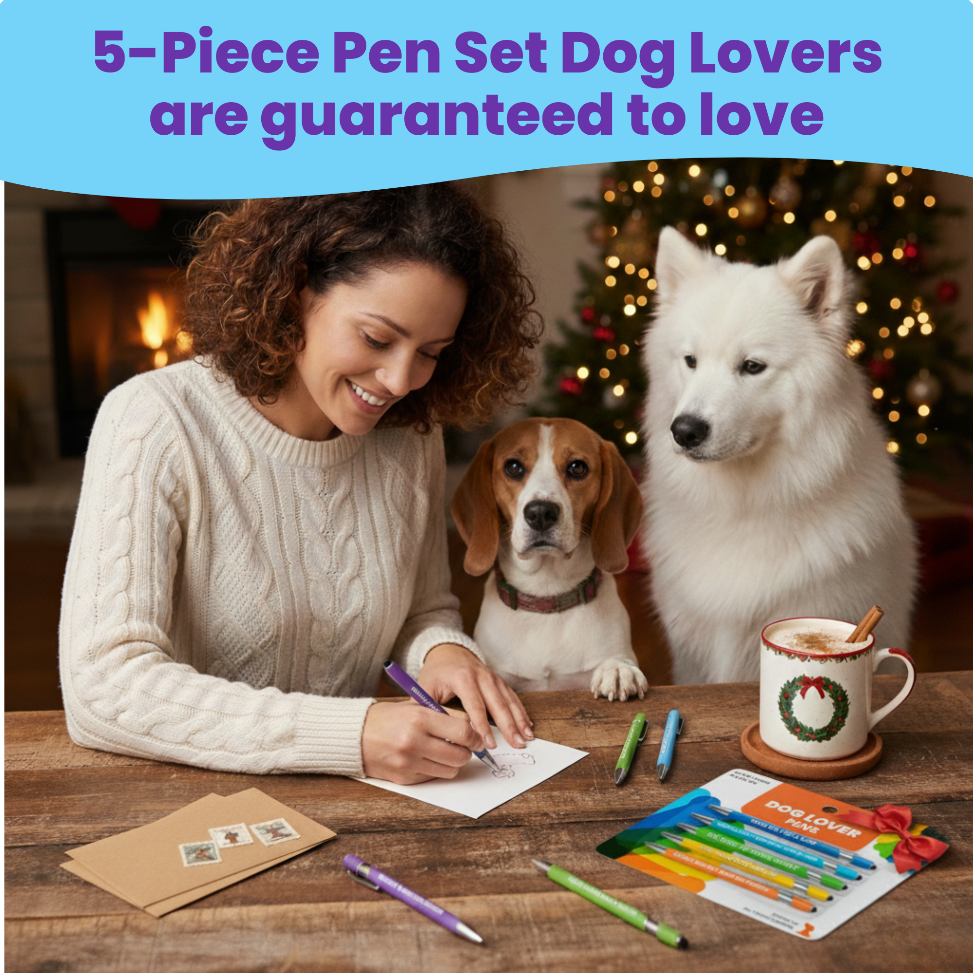 Dog-Themed Stylus Pen Sets & Refills