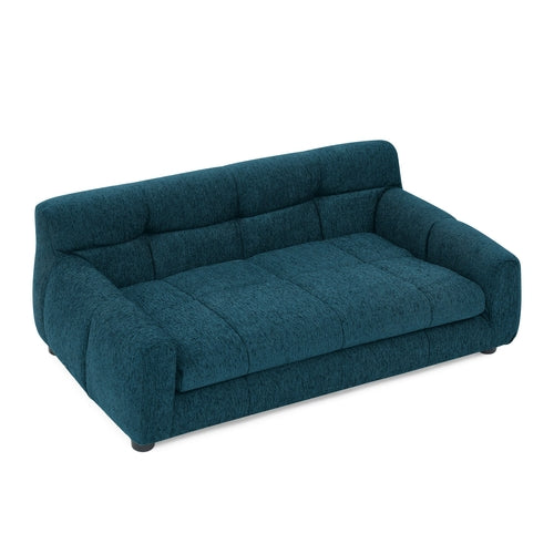 Soft and comfortable pet sofa with backrest and armrests, suitable for medium and large dogs