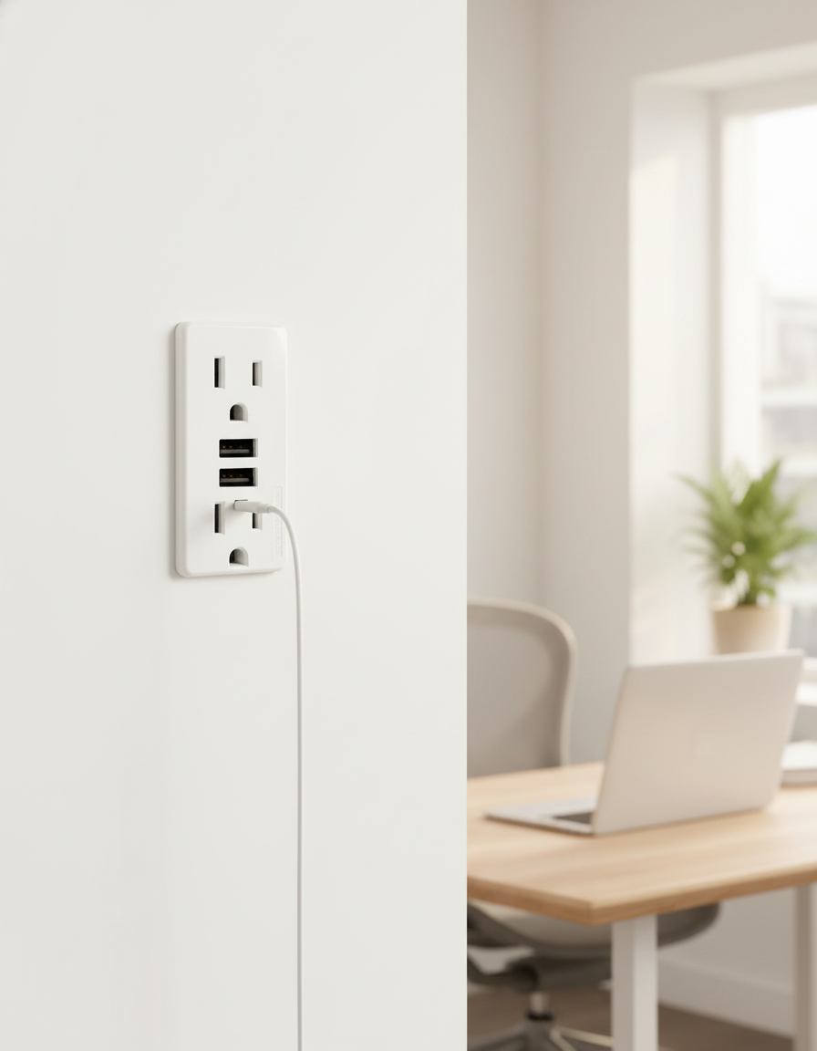 Promotional banner for Eaton TR7765 USB-A Charger